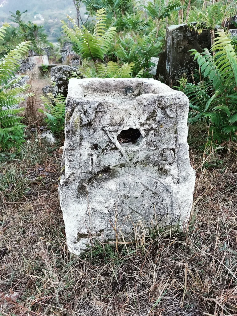 View of the Jewish cemetery at Vadul-Rașcov, Moldova.