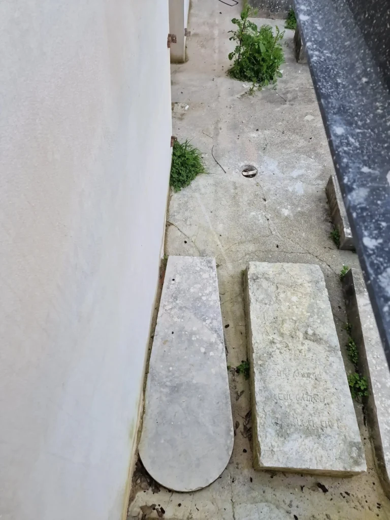 Inside the Estrela Jewish Cemetery