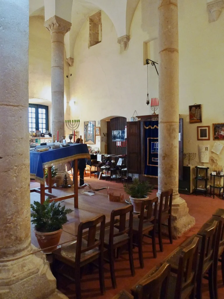 Interior of the former Synagogue of Tomar.
