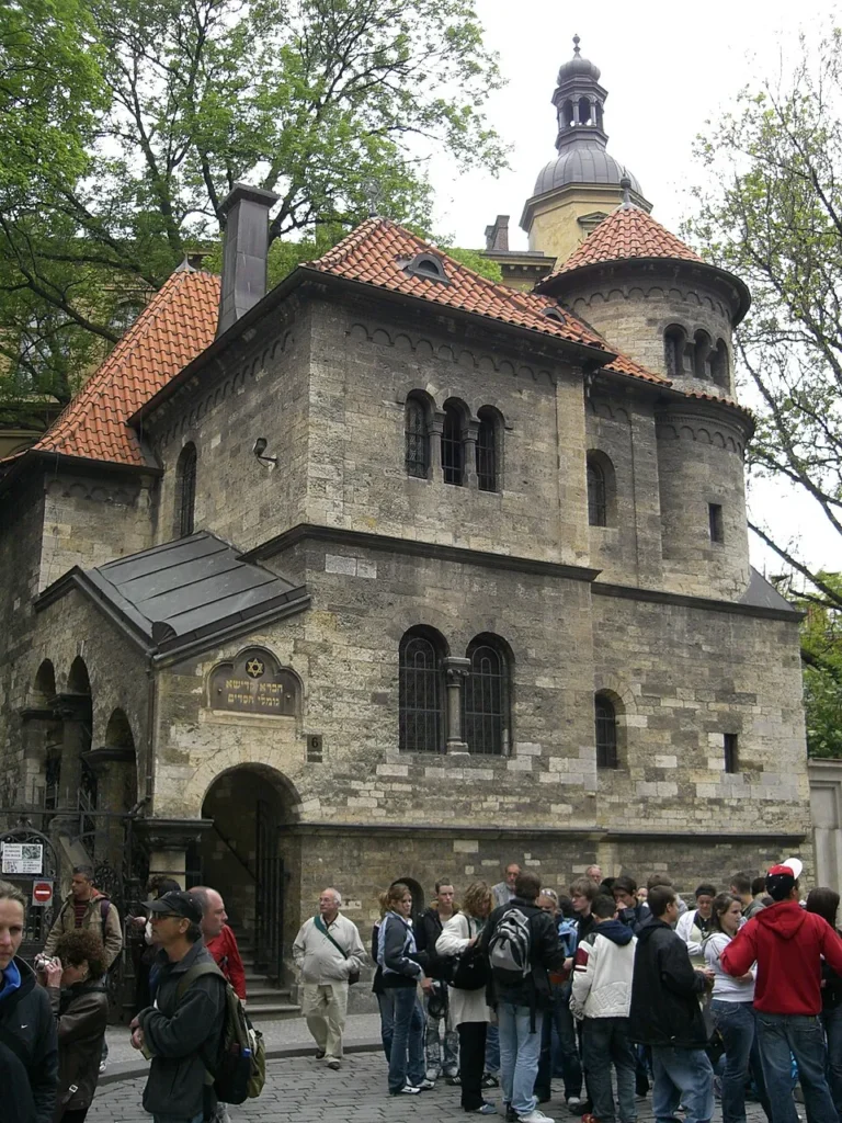 Exterior of the Ceremonial Hall in Prague’s Jewish Quarter.