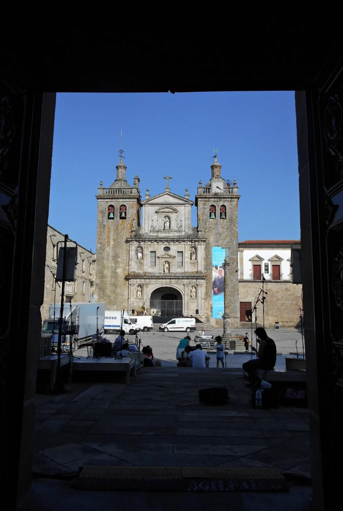 Viseu Cathedral in the historic centre.